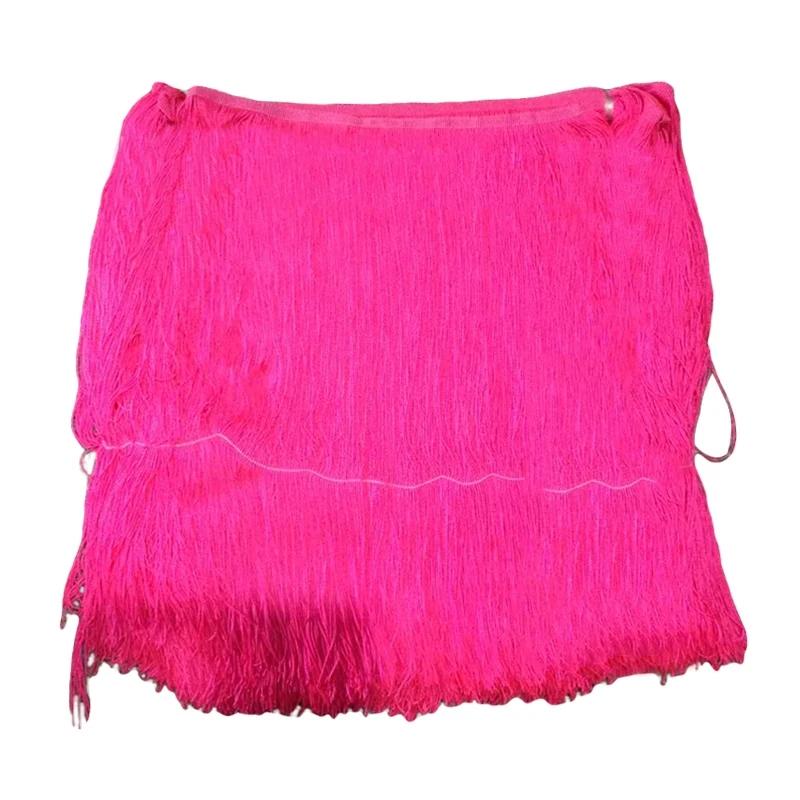 50/100cm Width Polyerter Tassel Lace Trim Ribbon Fringes For Sewing Curtains Latin Dress Tassels Trimmings Accessories Crafts