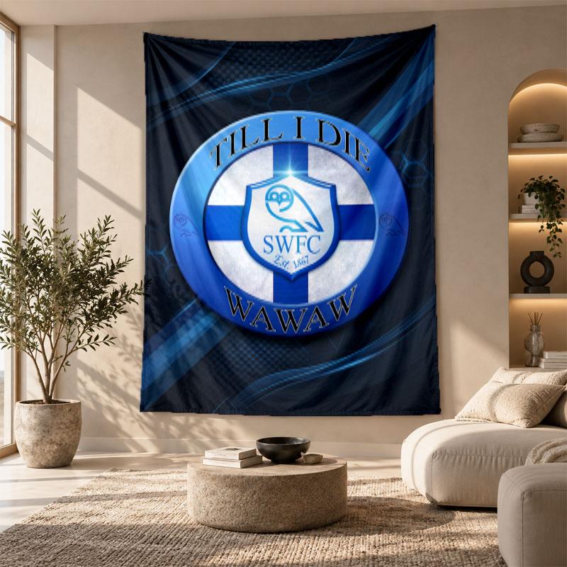 Decorative Tapestry,Sheffield Wednesday Printed Wall Art, Lightweight Wall Hanging For Bedroom Background