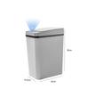 Узкий умный мусорный бак, автоматический датчик, мусорное ведро, водонепроницаемая мусорная корзина для ванной, туалета, мусорные баки, домашняя кухня, куб для мусора
