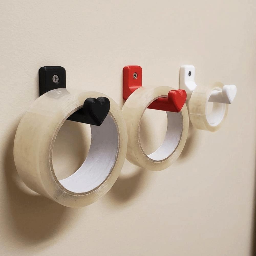 2PCS Plastic Tape Storage Rack Heavy Duty Keys Holder Simple Utility Hook Workshop