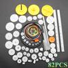 82PCS/Set Plastic Gear Package Kit for Toy Motor Car Robot Various Gear Axle Belt Bushings DIY Gear Assortment Accessories Set