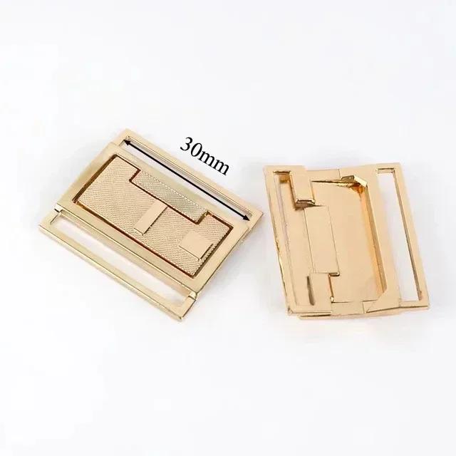 Meetee 1/2/4/5 шт. 30-60 мм Металлическая пряжка для ремня на талию Ленточная лента Регулируемая застежка Пальто Пуховик Ремни Декор Крючки Пряжки Аксессуары