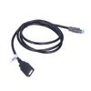 4-контактный USB-кабель-адаптер, удлинитель шнура, 102 см (40,16 дюйма) длиной, черный ABS, замена для Nissan Teana
