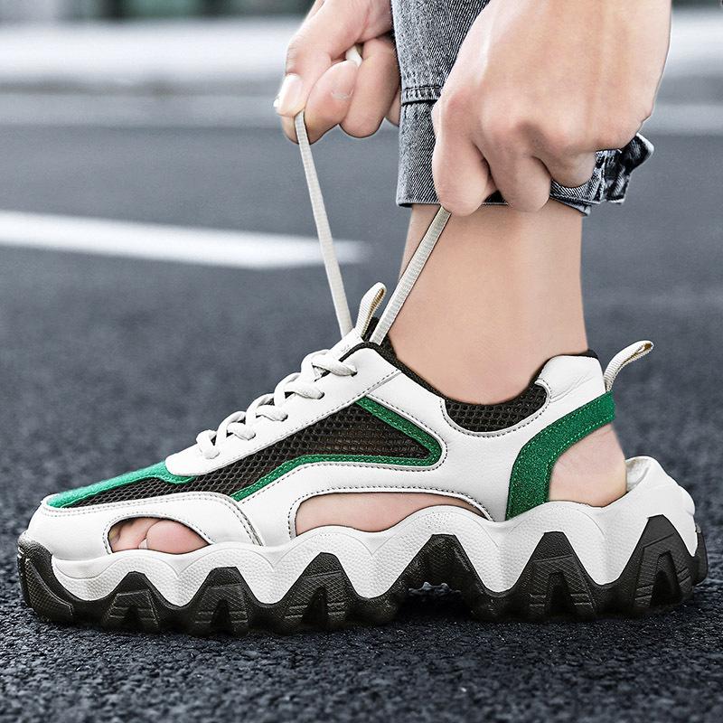 Новые летние туфли Baotou Student Outdoor Sports Beach Vacation Youth Dad Ins Fashion Shoes