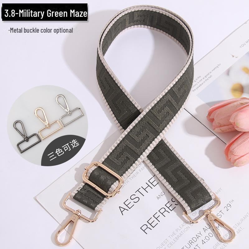 Регулируемый ремень для сумки через плечо в полоску – универсальный, широкий сменный ремень