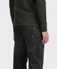 PANICALE Black Brushed Washed Denim Pants