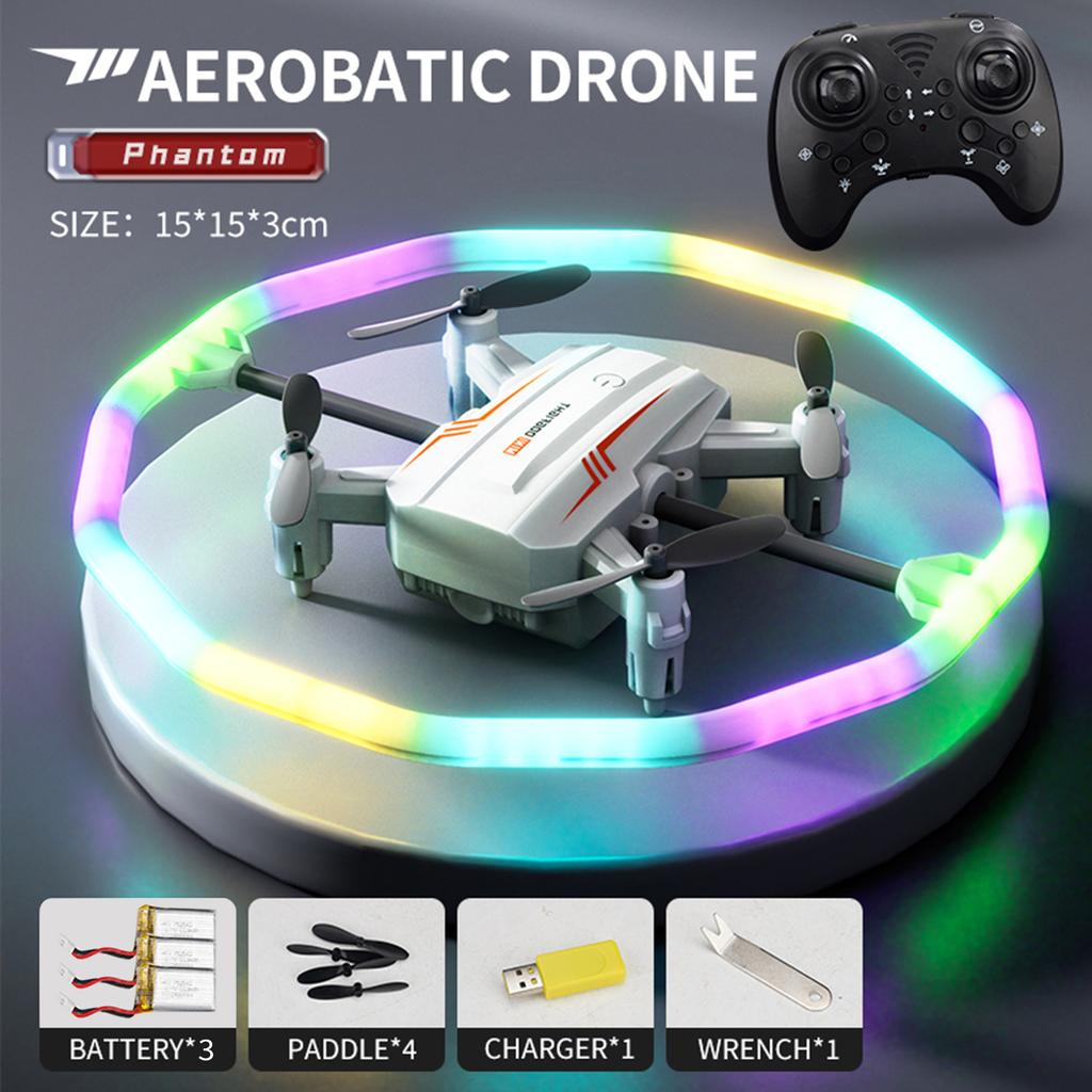 Mini Drone for Kids and Beginners, 2.4Ghz Remote Control Drone with Pressure Altitude Hold, LED