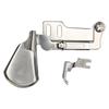 Sewing Machine Binder Stainless Steel Curved Edge Folder with Presser Foot for Bed Sheet Towel