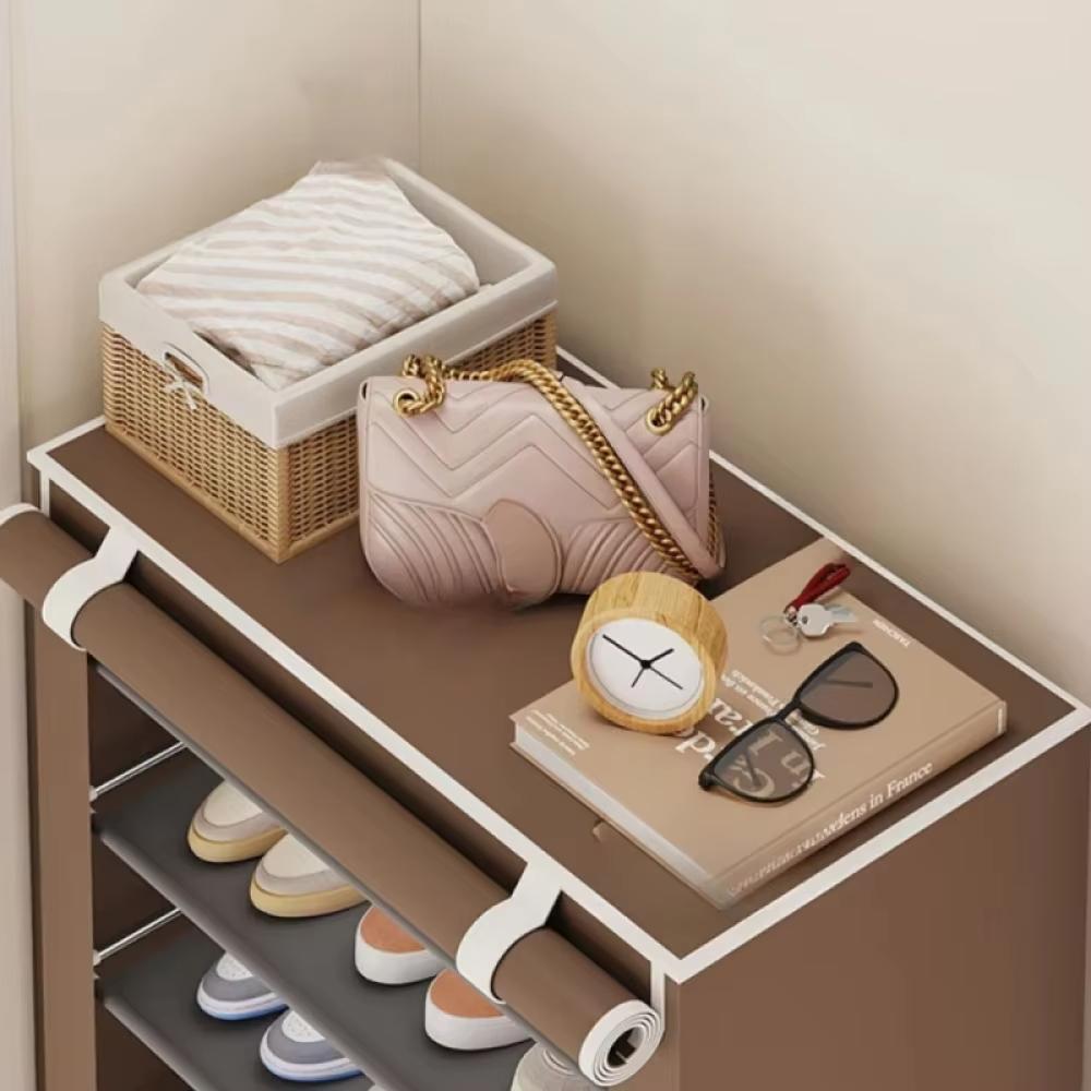 Многослойный нетканый шкаф для хранения обуви, прихожая, домашняя мебель, подставка, держатель, шкаф, пылезащитная полка, экономящая место