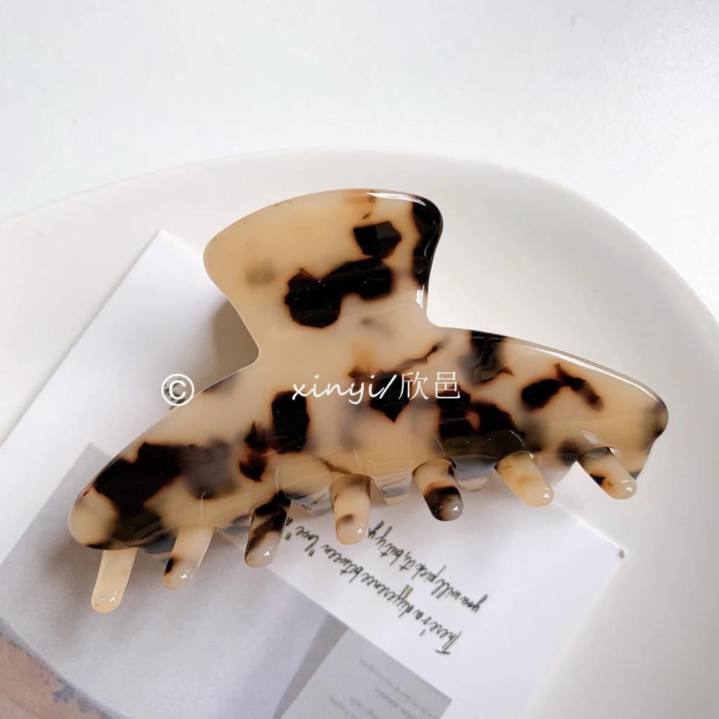 Женская легкая роскошная ацетатная заколка для волос на затылке, простая заколка для волос для девочек, аксессуары для волос