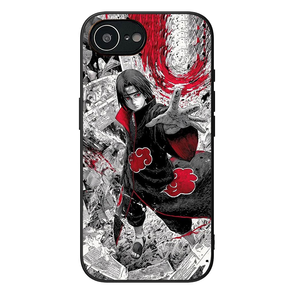 Чехол для телефона Itachi Uchiha Naruto Akatsuki для Apple iPhone 16 15 14 Plus 13 12 Mini 17 Pro Max + ProMax 16E Air 16+ Корпус