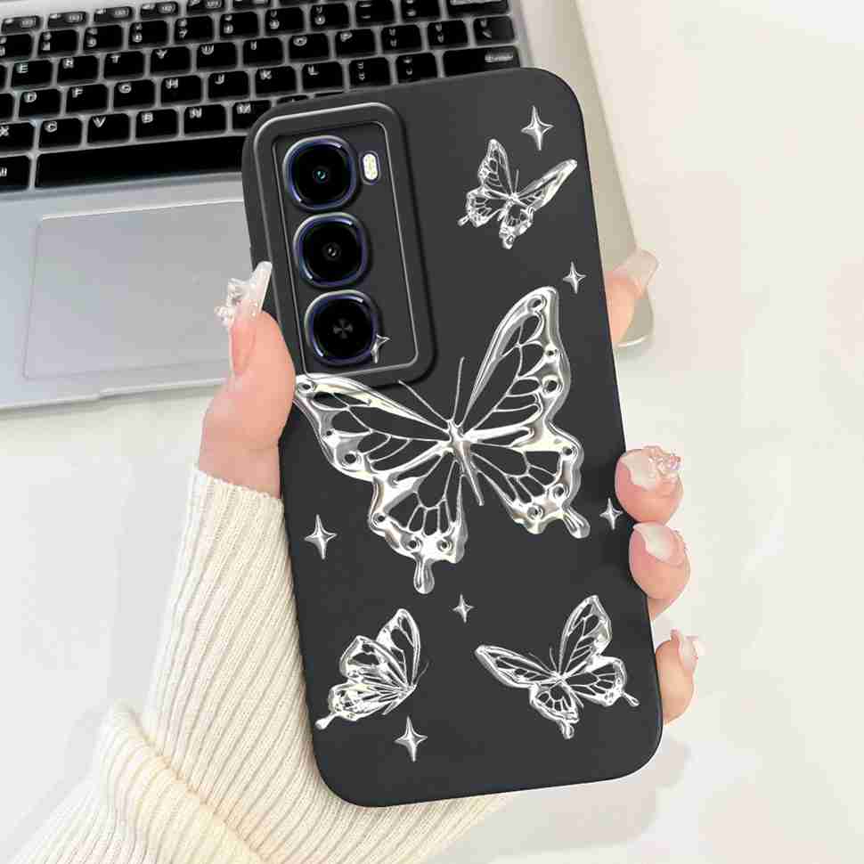 For itel City 100 4G C671L Case Cute Cat Luxury Flower Soft Silicone Back Cover For ITEL City100 4G 6.75" Phone Cases Bumper