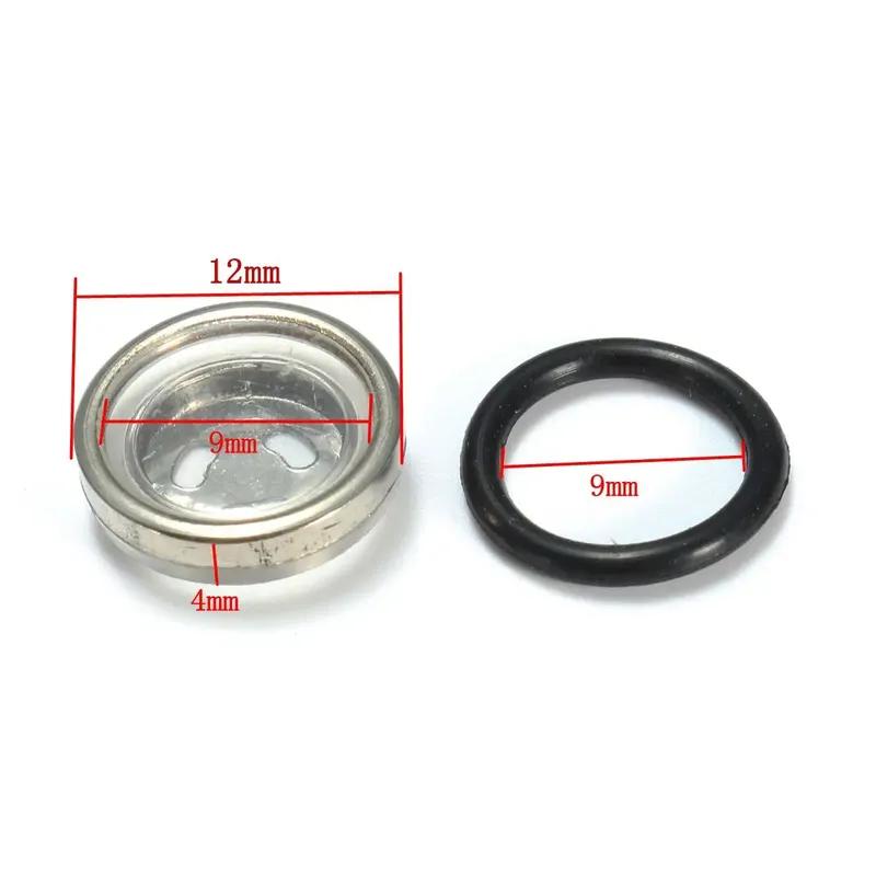 Master Brake Cylinder Reservoir Sight Glass Motorcycle Dirt Bike Gasket 12mm