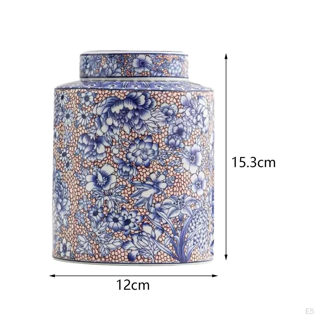 Элегантная фарфоровая банка для чая с крышкой - стильная банка для хранения для домашнего декора