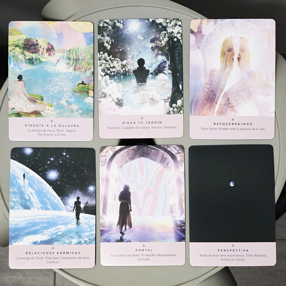Колода Оракулов Звездного Семени на испанском языке 10,4*7,3 см 53 шт. Карты Оракула