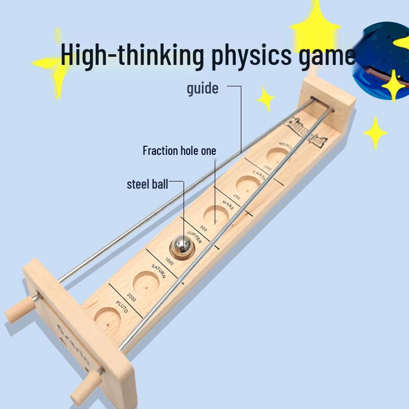 Деревянные палочки «Солнечная система»: Игра для тренировки координации рук и глаз и концентрации с шариками