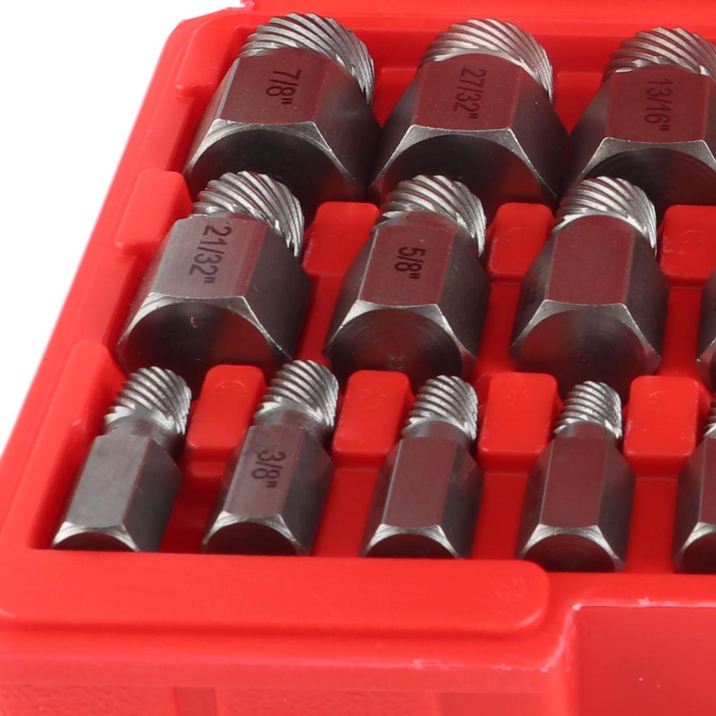 25 шт. Набор для извлечения поврежденных винтов, шестигранная головка, съемник сломанных винтов из хромомолибденовой стали