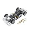 Weili 1/28 284131 K969 K979 K989 K999 Remote Control Car Accessories Metal Upgraded Frame