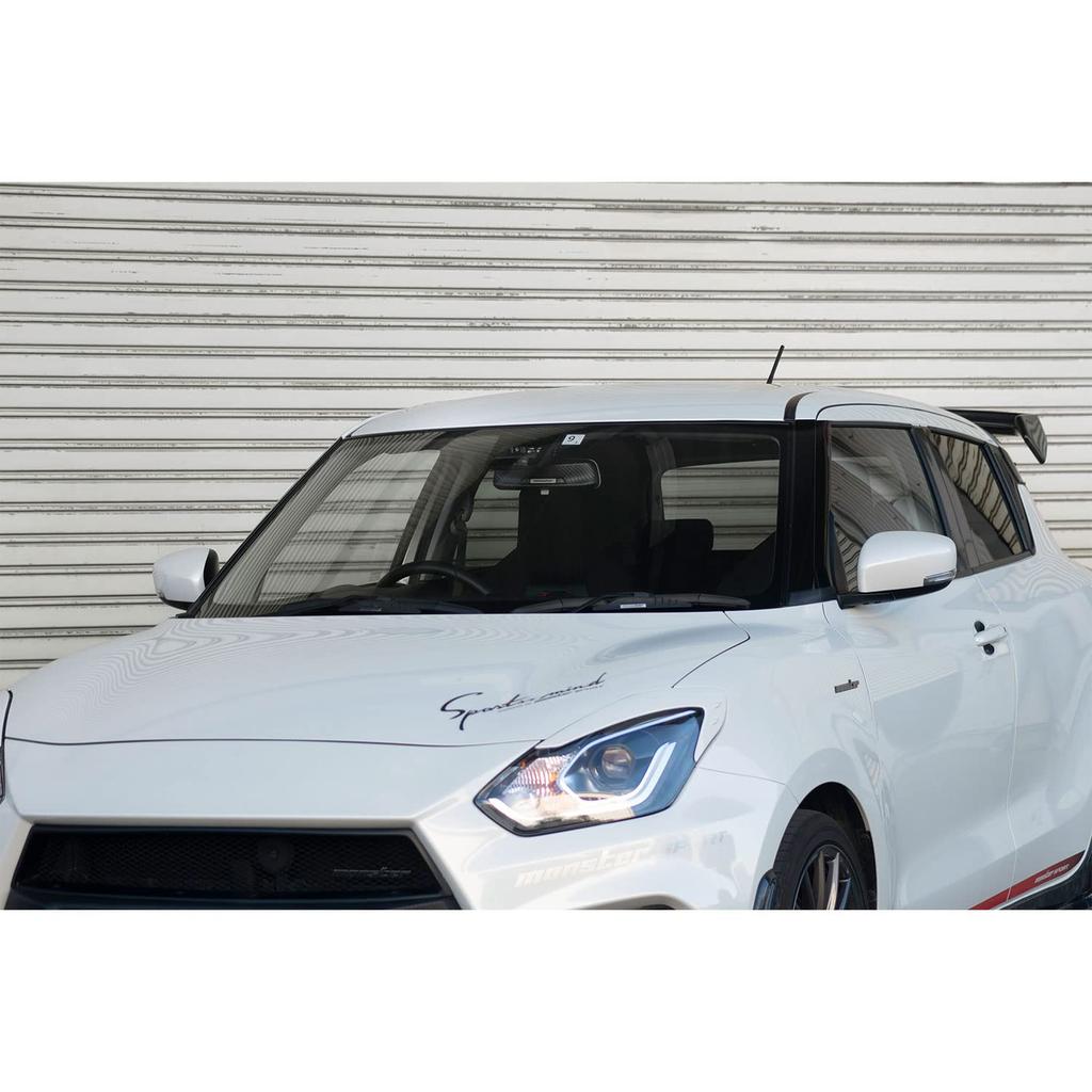 MONSTER SPORT Кожух зеркала заднего вида, под карбон для Suzuki Антибликовое зеркало OE 861000-7600M (Внутренний тюнинг, на двустороннем скотче)