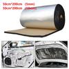 200x50cm Car Sound Deadener Mat 5/10mm Thicken Noise Heat Deadening Soundproof Dampening Foam Mat for Auto Hood Engine Door