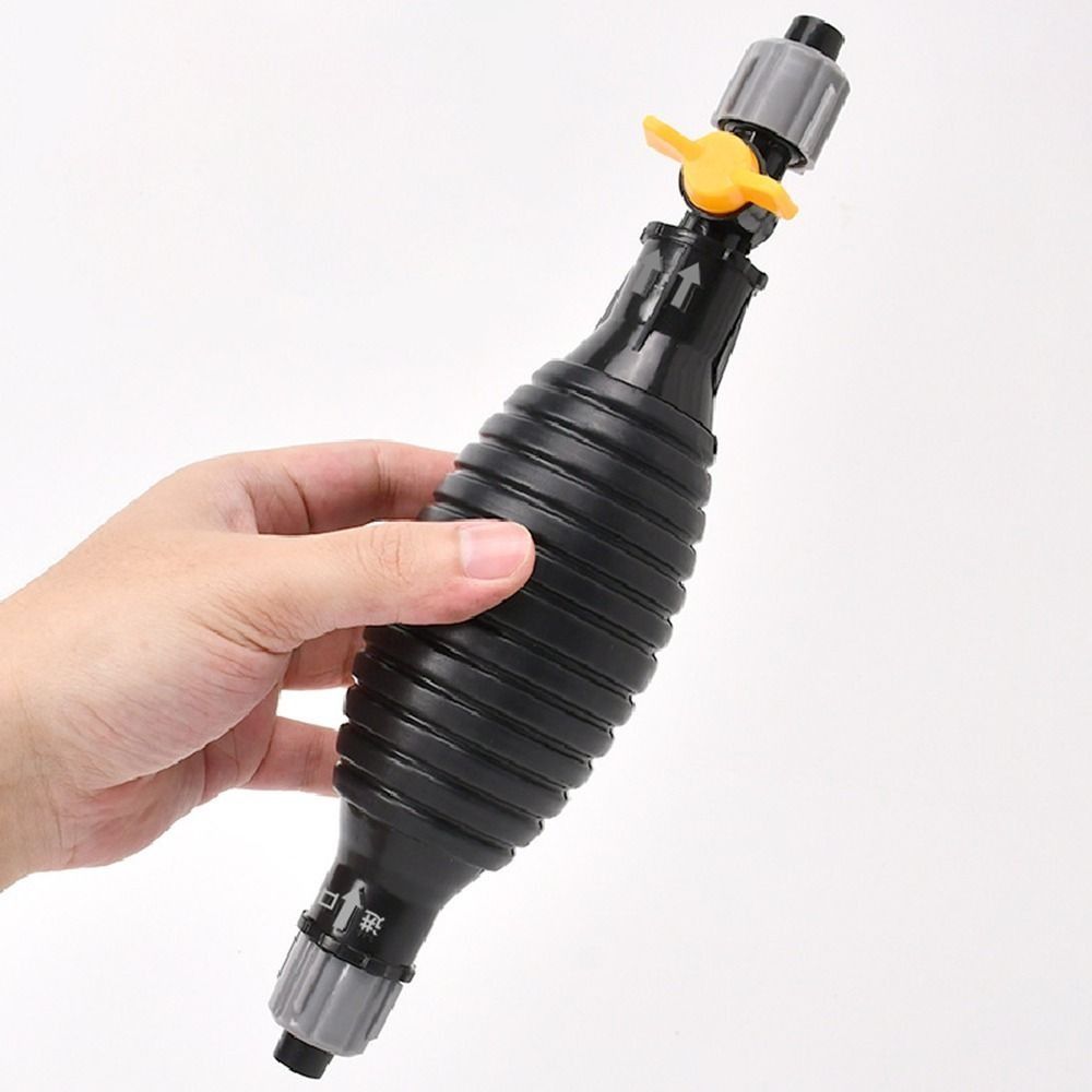 Universal Hand Gas Oil Pump Safe with Flow Valve Siphon Hose Pump Fixing Buckle with Durable Hoses Car Fuel Pump Water
