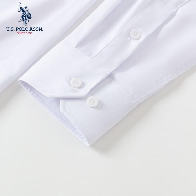 U.S. Polo Assn. Мужская рубашка с длинным рукавом из шелковой смеси