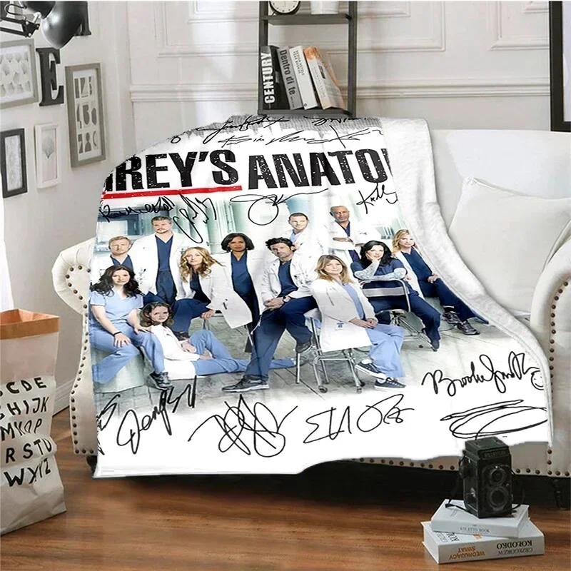 ТВ Фигурки G-Grey's Anatomy Плед Мягкий Фланелевый Тонкие Одеяла для Кровати Дивана Покрывало пикник охлаждающий подарок Домашний Декор