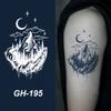 GH Hot Sale Waterproof Long Lasting Temporary Tattoos Stencil Body Art Arm Chest Leg Shoulder Tattoo Stickers for Girl Men Women