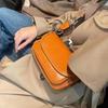 2024 Vintage Leather Crossbody Bag: Women's Autumn/Winter Trend, Small Square Cowhide Shoulder Bag