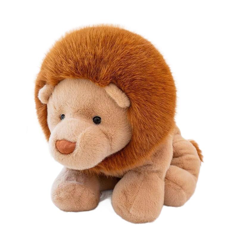 Latest Sitting and Lying Lion Doll Kawaii Plush Toy Handmade Doll Cartoon Anime Cute Pillow Children's Birthday Gift Doll