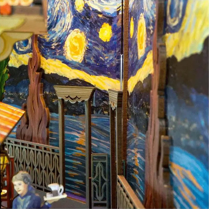 Book Nook Miniature House - Vincent' World