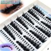 HBZGTLAD New Dramatic Lash Cluster Lash Extension Bottom Lash Artificial Mink Strip Single Lash Cat Eye Lash Extension DIY Fairy