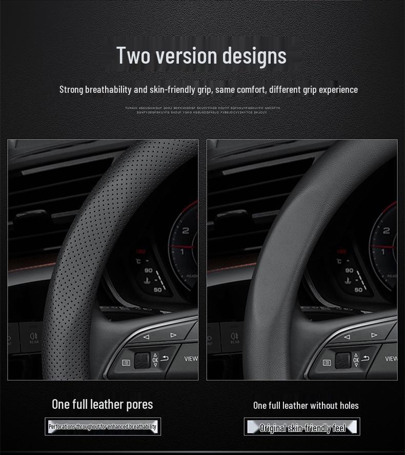 Чехол на руль из натуральной кожи для Infiniti QX50, Q50L, QX60, Q60, Q70, QX30