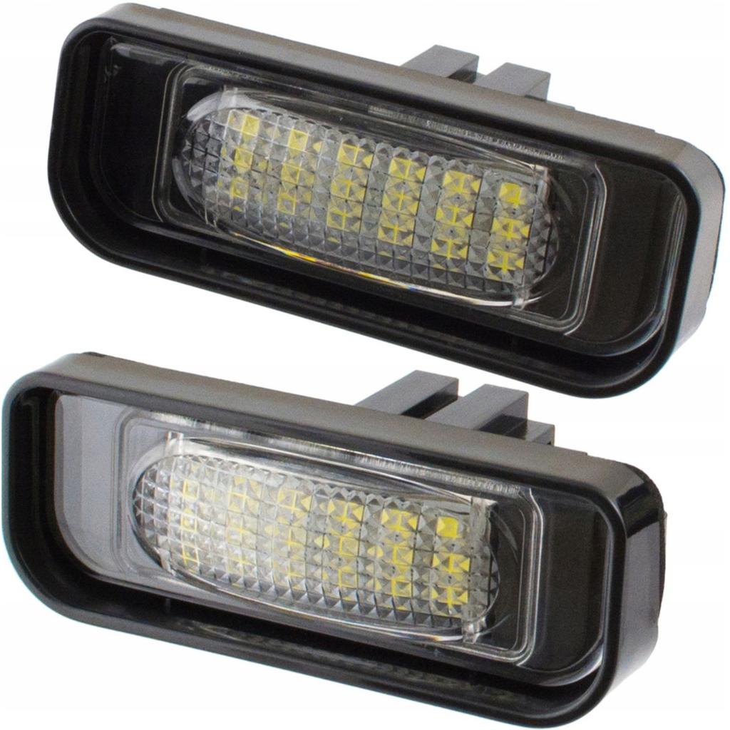 Led Licence Plate Light Kit, Autotune, For Mercedes W220 Clasa S