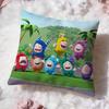 Милая Мультяшная Наволочка O-Oddbods Премиум Комфорт Двусторонняя Наволочка - Дизайн Два в Одном для Любой Комнаты и Салона Автомобиля
