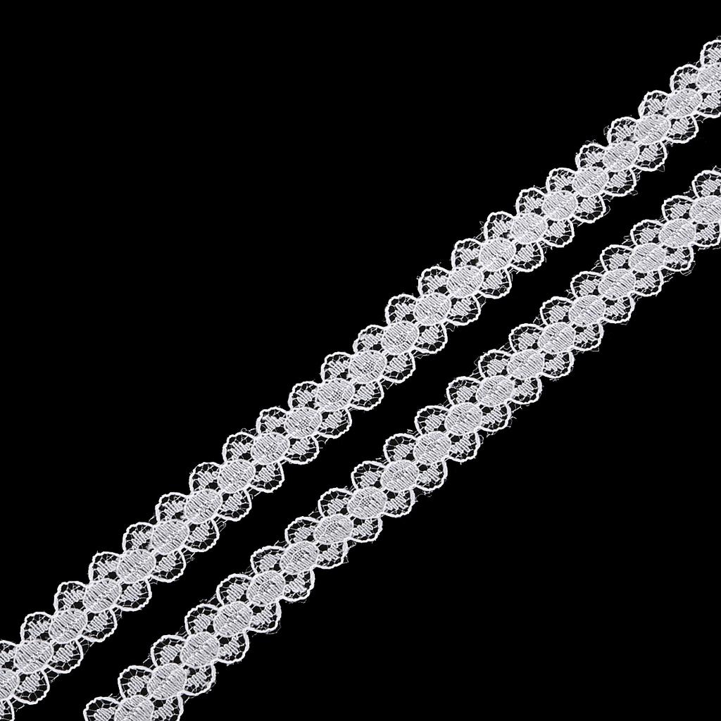 Lace Ribbon 15mm Lace Trim Fabric Embroidered Net Lace Trimmings for Sewing Decoration
