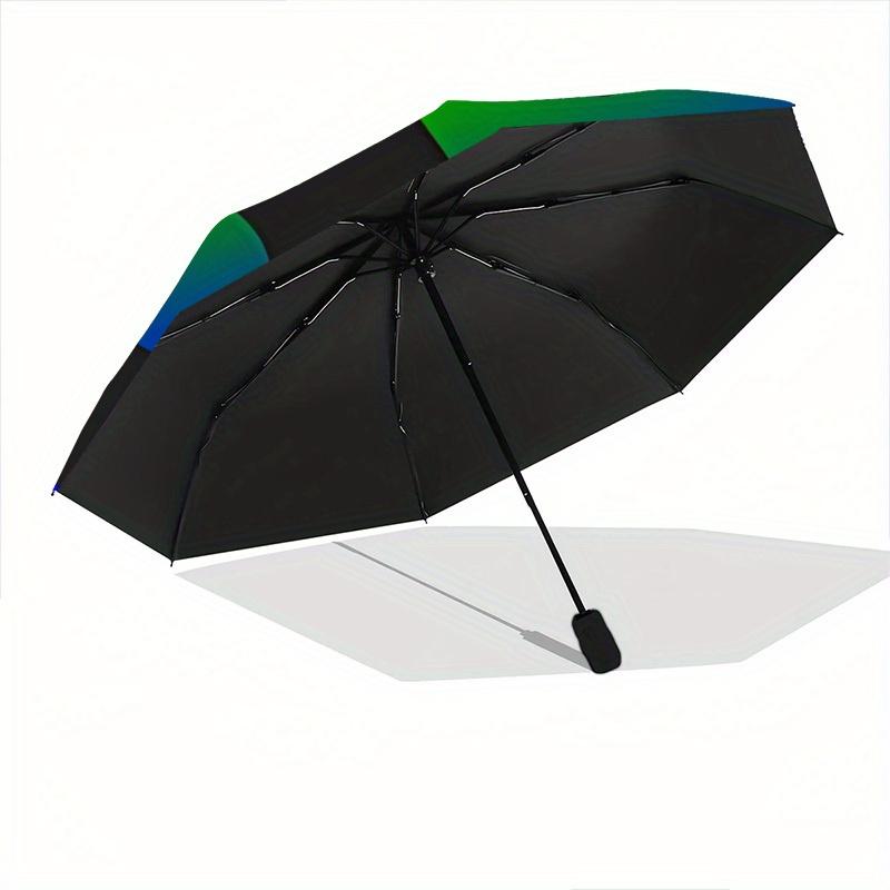 1pc Yin Yang Automatic Open/Close Umbrella, Portable Folding umbrella for Everyday Use yy250826004