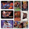 Классический постер игры KOF Жестяная табличка Винтажное украшение для комнаты геймера Металлическая тарелка Ретро Искусство King Of Fighters Настенный декор Таблички