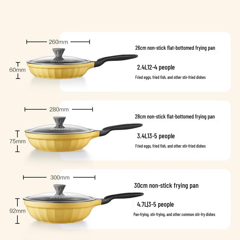 Buydeem 30cm Non-Stick Frying Pan