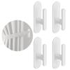 4Pcs Blind Cord Holder Safety Blind Cord Hooks Adhesive Window Blind String Wrap Cleat Winder for Home and Office Use
