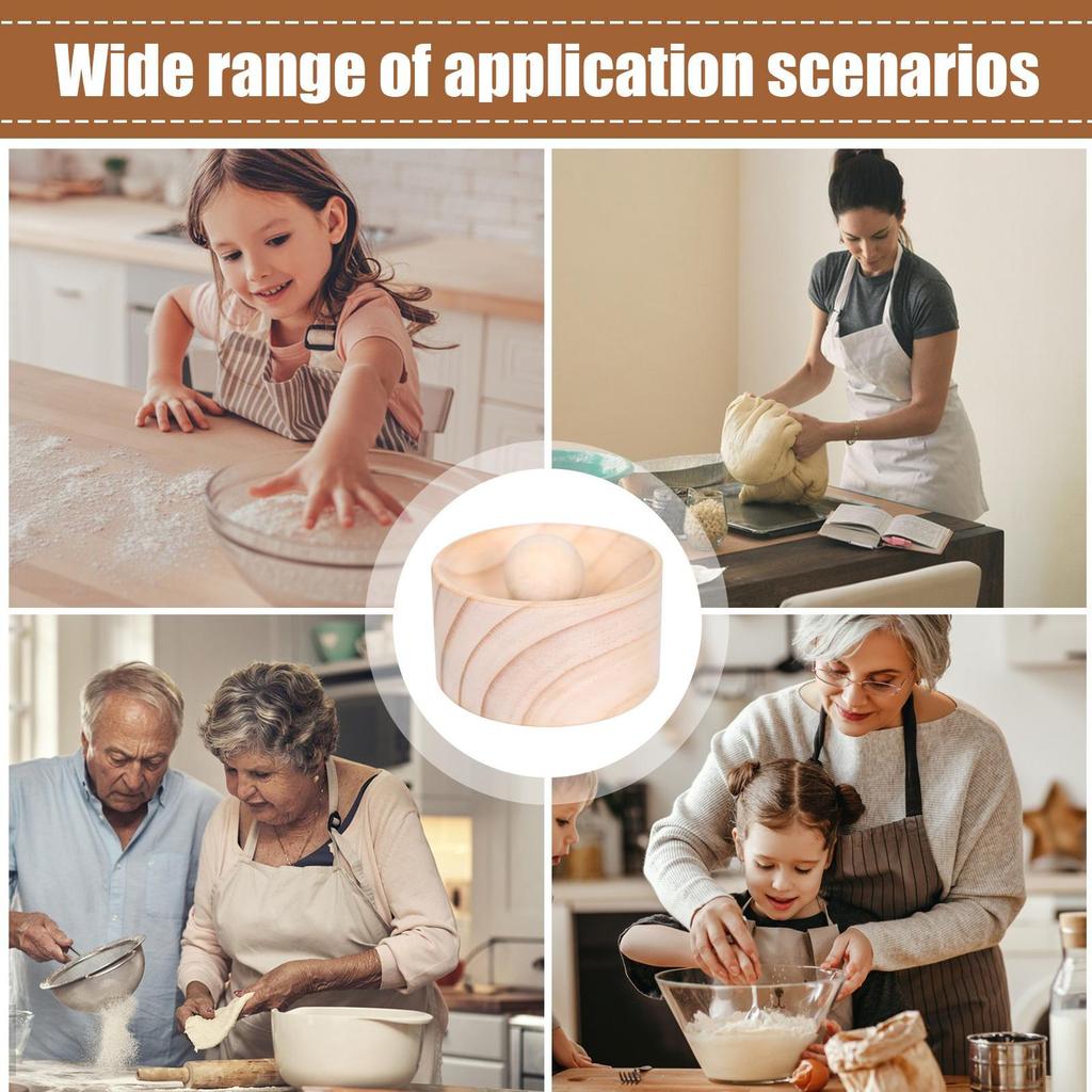 Wood Dumpling Wrapper Maker, Wooden Mold, Suitable For Making Round Buns, Hand-made Pies, And Spherical Dumpling Wrappers