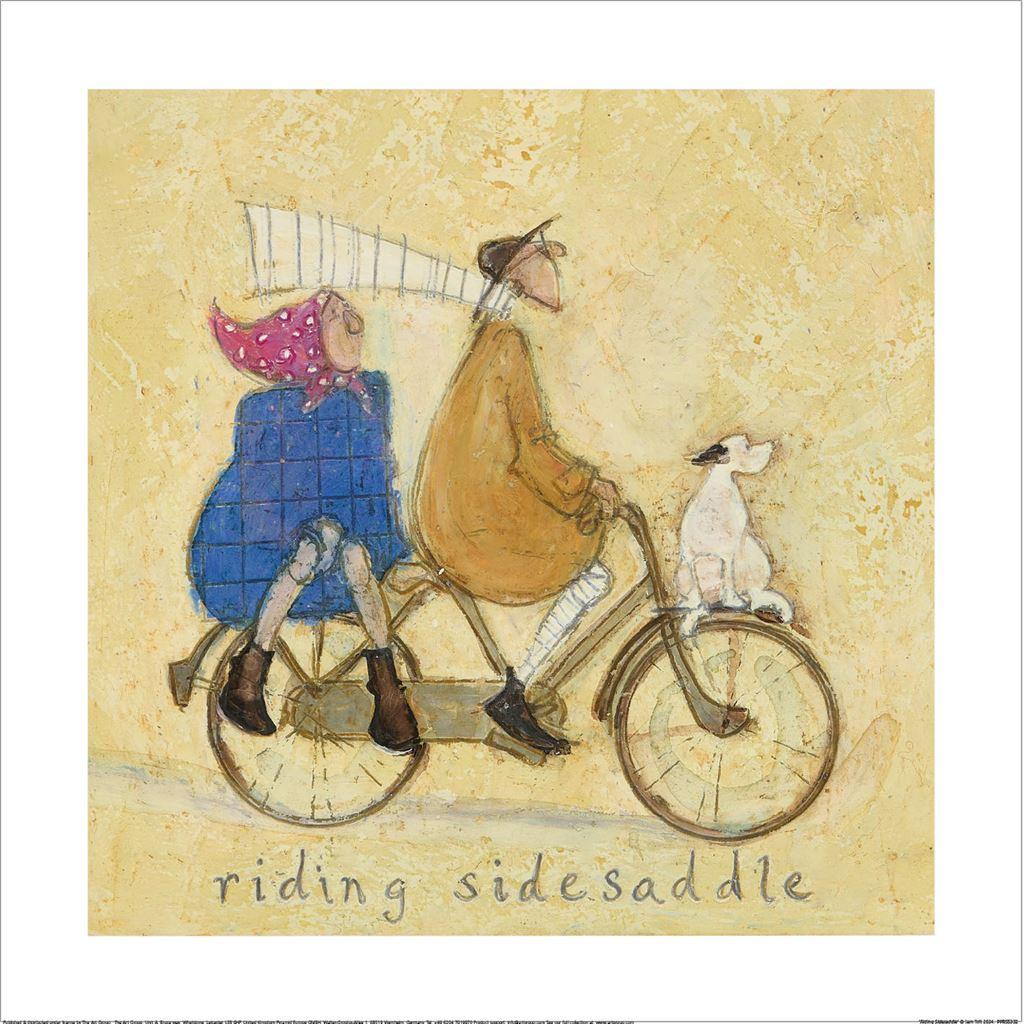 Sam Toft Riding Sidesaddle Print