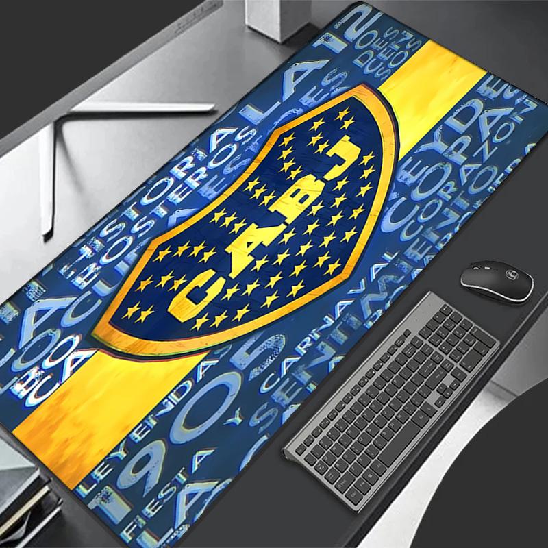 Club Atlético Boca Juniors Theme Premium Non-slip Mouse Pad with Stitched Edges,Durable Rubber Material,for Desktop & Gaming Great Gifts