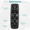 Front Left Window Switch 68289803Ab For 2016-2019 Jeep Grand Cherokee 3.6L 5.7L