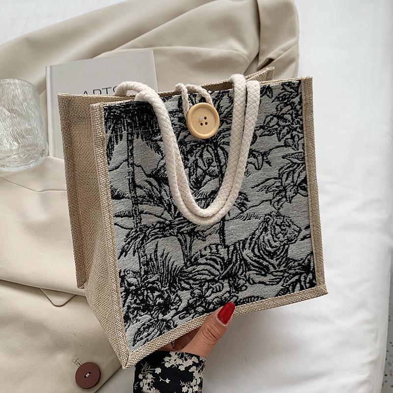 Летняя модная ручная сумка Bento женская холщовая сумка High Sense ручная сумка для подарка на день рождения