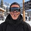 Halloween Funny Old Man Ski Mask Realistic Face Balaclava 3D Print Winter Neck Coverage Skiing Outdoor Parties