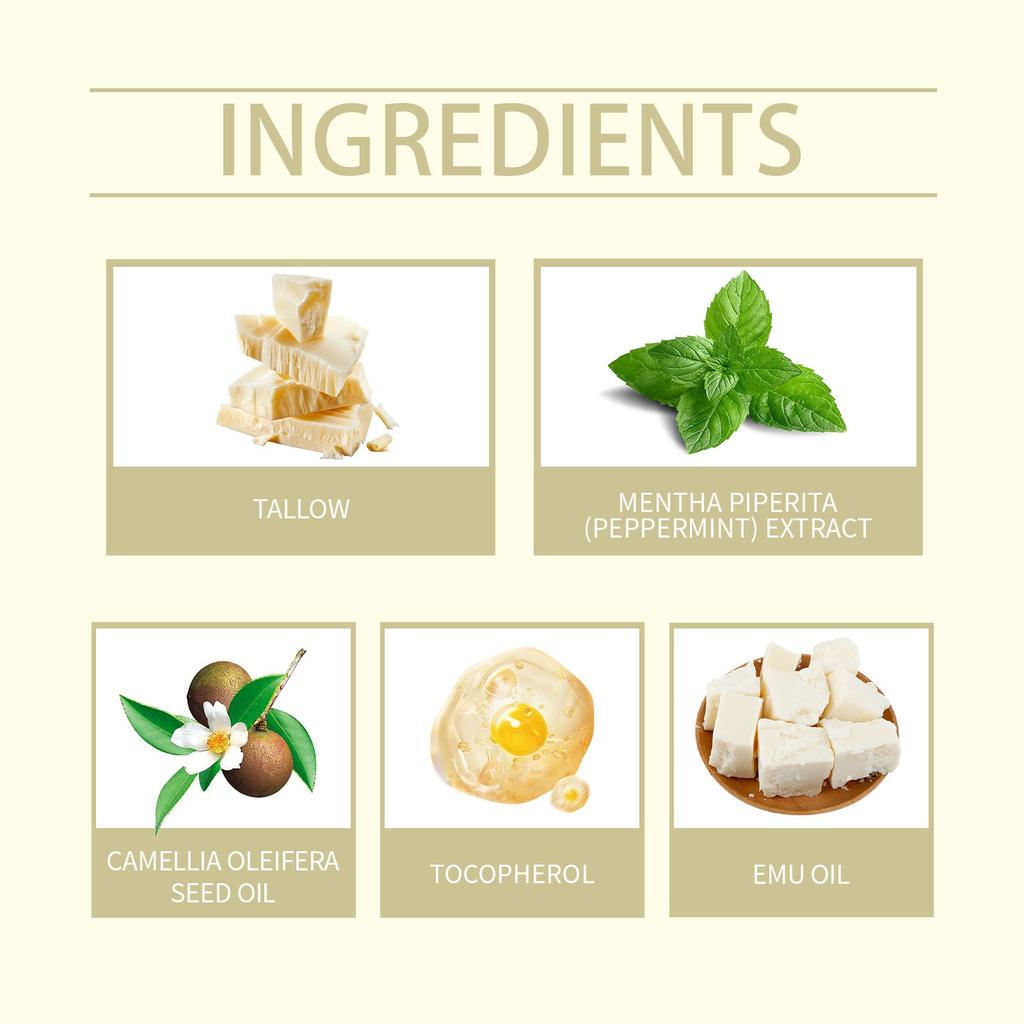 Увлажняющий крем на основе жира коровьего скота, выращенного на травяном откорме, мягко увлажняющий, укрепляющий, увлажняющий, осветляющий крем для ухода за кожей