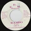 7-дюймовая пластинка EARLY B Rambo NONE E.D.M. Акция 1985 Ямайка Регги Ска Даб Б/у