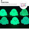 YARNOW 24pcs Miniature Octopus Figurine Luminous Tiny Octopus Mini Resin Octopus Glow in The Dark Miniature Figures for Aquarium Landscape