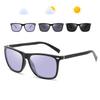 New fashionable aluminum magnesium polarized sunglasses color-changing colorful men's and women's outdoor classic sun glasses frame